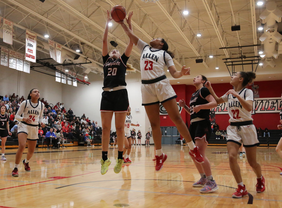 Coppell Allen Texas 6A UIL girls basketball bi-district playoffs 021323 Brian McLean 19